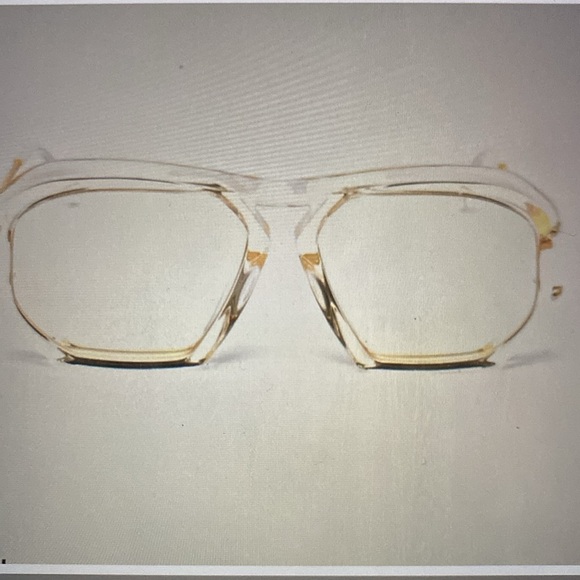 Celine Gold Arms Clear Lenses Glasses Unisex Rare Made in Italy 🇮🇹 Never Used - Picture 11 of 12